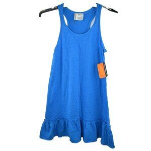 ORageous Girls XS Racerback Blue Ruffle Tunic Coverup New with tags